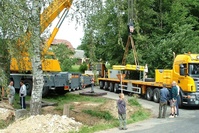 Stěhování kapličky bylo dokončeno
